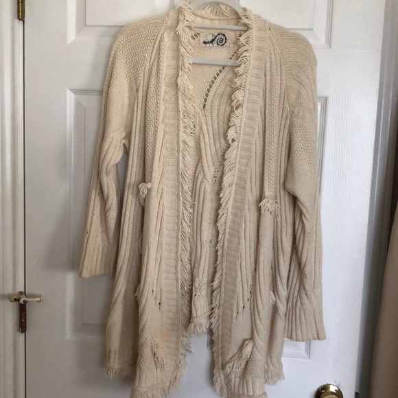 Rosie Neira for Anthropology size M fringe sweater - Picture 1 of 5